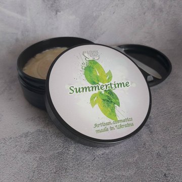 Summertime vegan shaving soap, vegan base 130 g