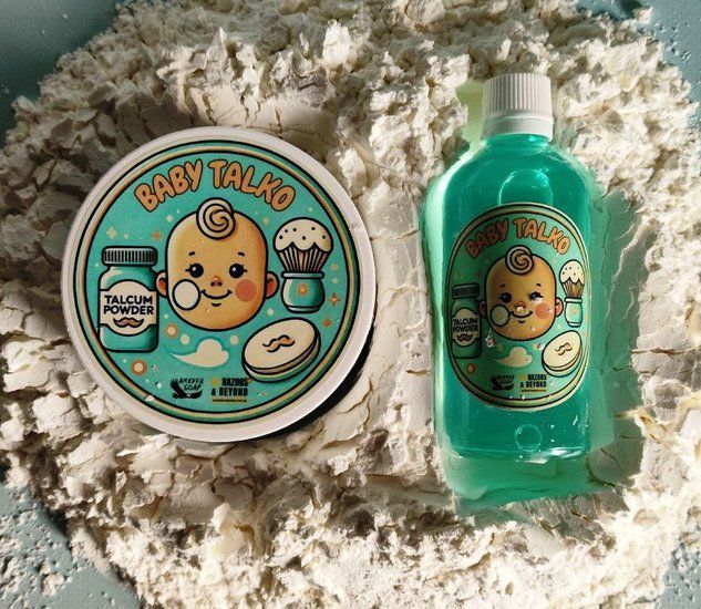 Baby Talko set : bear base shaving soap 100 g and aftershave splash 100 ml