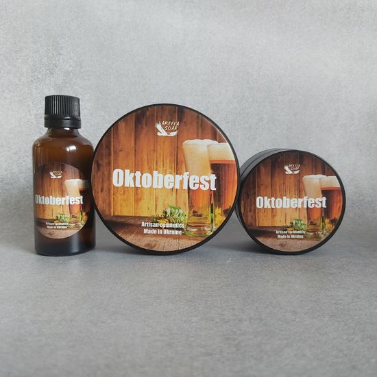 Oktoberfest shaving cream-soap, bear base 20g
