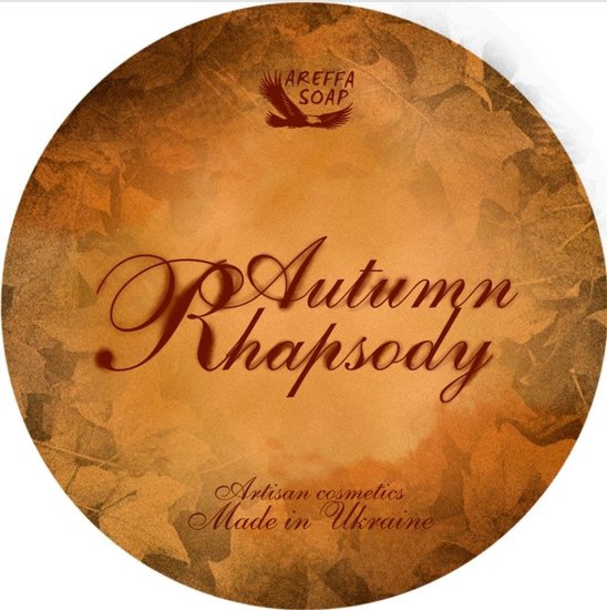 Autumn Rhapsody shaving cream soap, bear tallow base 100 g